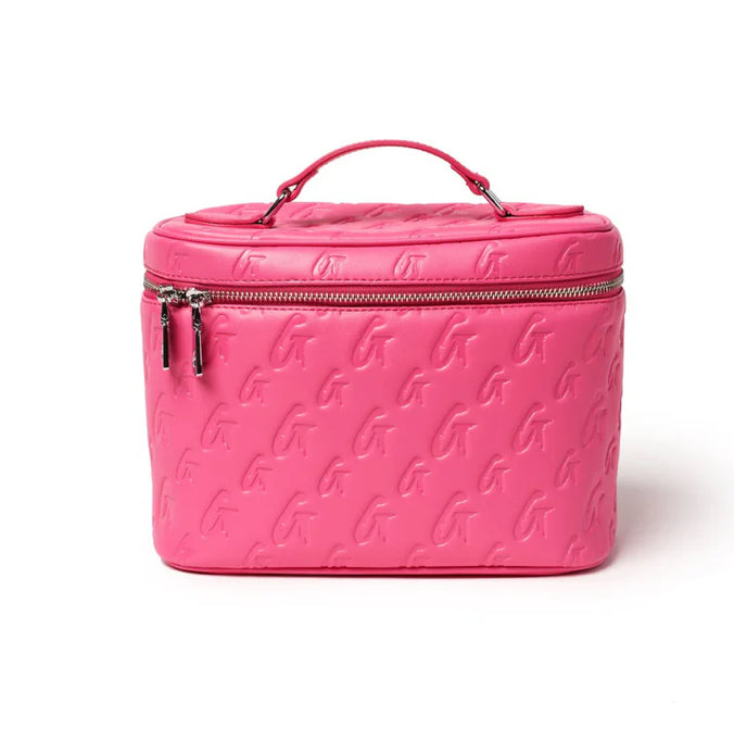 LARGE METALLIC MONOGRAM TOILETRY BAG