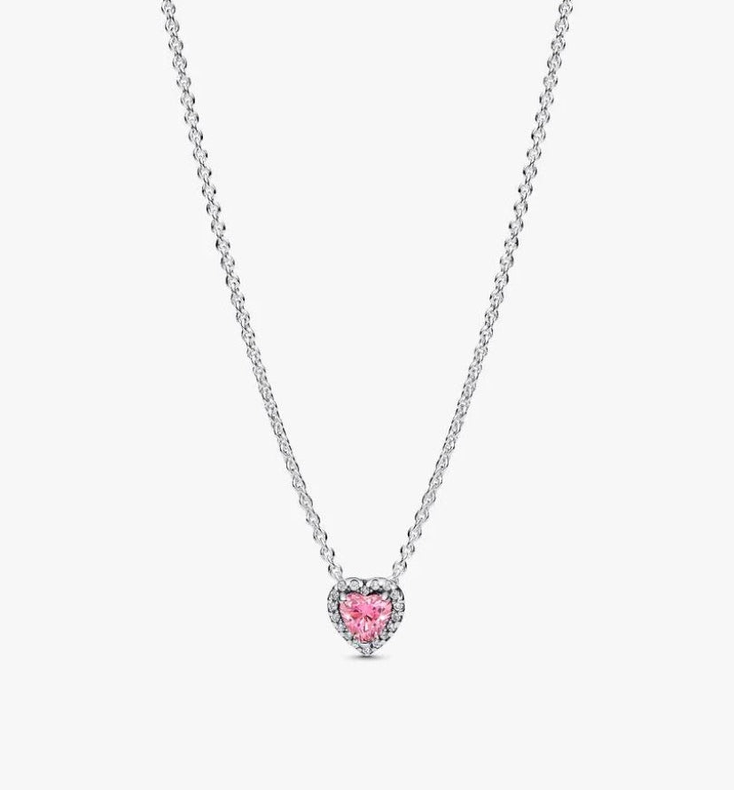 Pandora Elevated Heart Necklace
Sterling