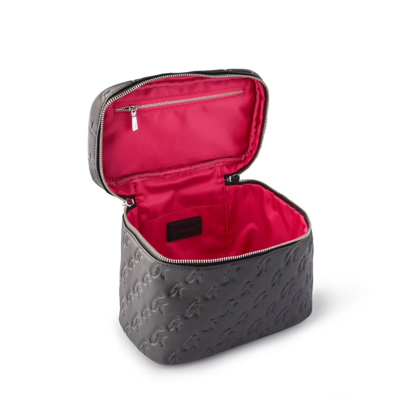 LARGE METALLIC MONOGRAM TOILETRY BAG