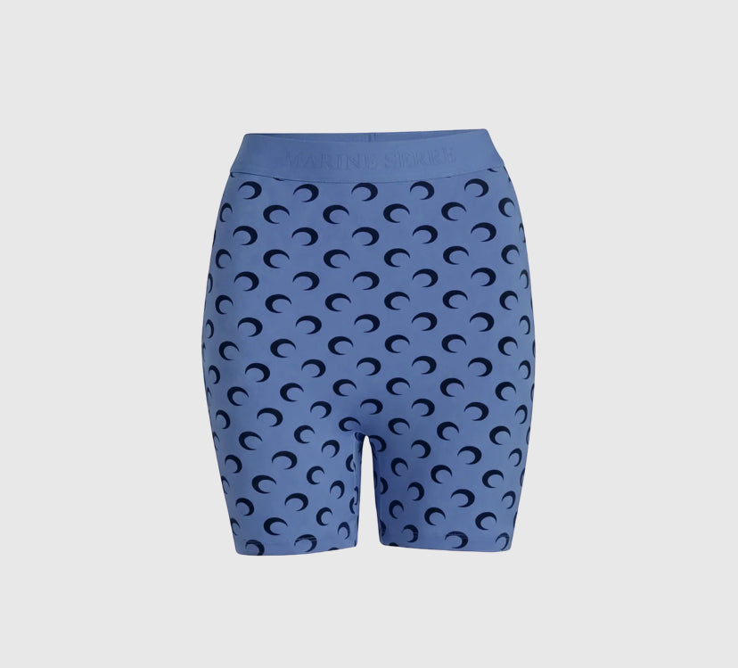 Marine Serre mini shorts
