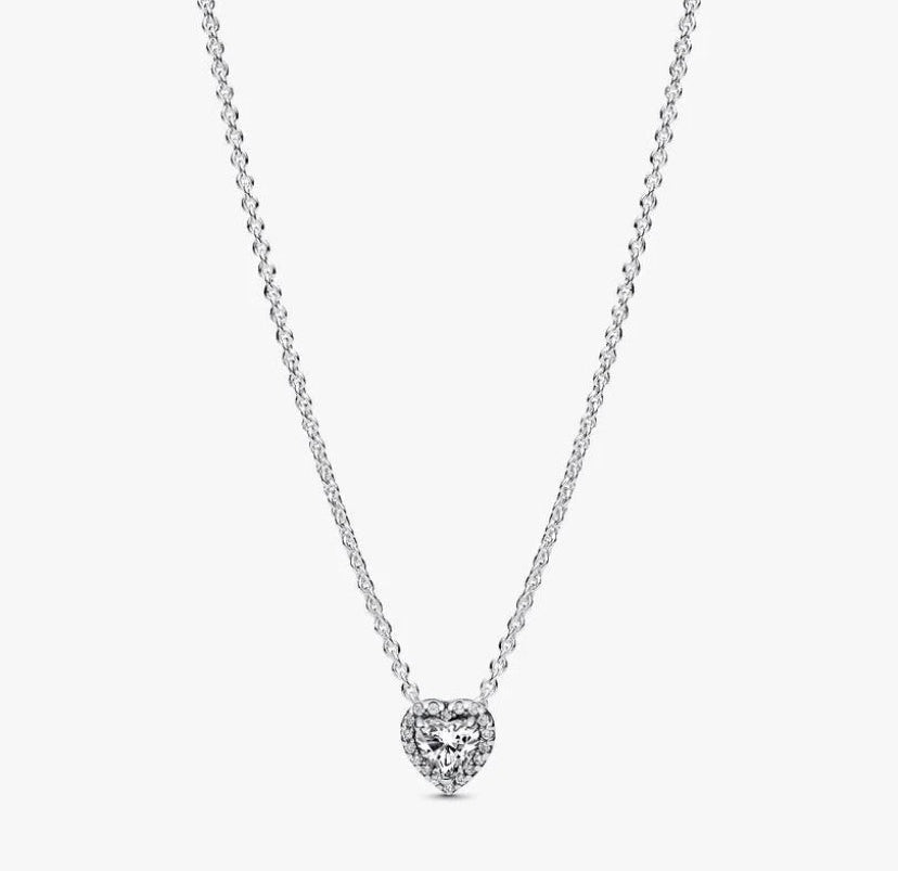 Pandora Elevated Heart Necklace
Sterling silver