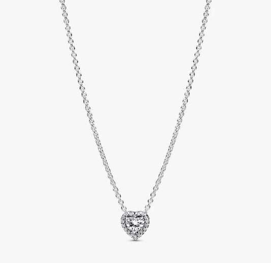 Pandora Elevated Heart Necklace
Sterling silver