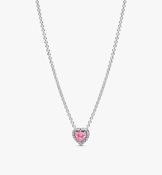Pandora Elevated Heart Necklace
Sterling